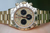 ROLEX MENS WATCH 18K YELLOW GOLD DAYTONA GOLD DIAL 116528 BOX PAPERS
