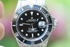 ROLEX SUBMARINER 16610 40mm INSIDE BEZEL ENGRAVING RANDOM SERIAL NUMBER BOX CARD