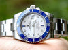 ROLEX SUBMARINER DIAMOND SAPPHIRE DYL STEEL 116610 BLUE CERAMIC BEZEL FOR 116619