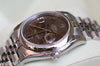 ROLEX DATEJUST 36mm BROWN FLORAL DIAL MODEL 116200 STAINLESS STEEL MENS LADIES