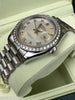 ROLEX MENS DATEJUST CUSTOM DIAMOND BEZEL PRESIDENT BAND PEARL DIAL 116200