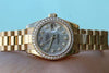 ROLEX LADIES 26mm PRESIDENT 18K YELLOW GOLD 179138 FACTORY DIAMOND DIAL BEZEL