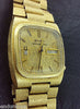 BULOVA RARE ACCUQUARTZ 1974 VINTAGE DAY-DATE PRESIDENT 224 SERIES 14K GOLD WATCH