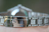 ROLEX LADIES MIDSIZE 31mm DATEJUST FLORAL DIAL DIAMOND BEZEL BAND UNWORN 178240