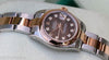 ROLEX LADIES DATEJUST TWO TONE TAHITIAN BLACK MOTHER-OF-PEARL DIAMOND DIAL
