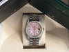 ROLEX 36mm LADIES MENS 116233 DATEJUST 18K GOLD STEEL DIAMOND PINK MOP UNWORN