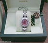 ROLEX DATEJUST PRESIDENT STYLE LADIES PINK DIAMOND DIAL BAND BEZEL LUGS DIAMONDS