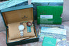 ROLEX LADIES 69160 DATEJUST 26mm STAINLESS STEEL DIAMOND BEZEL SILVER DIAL MINT