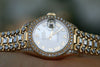 ROLEX LADIES PRESIDENT CROWN COLLECTION 26mm MODEL 79238 FACTORY DIAMONDS BAND