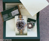 ROLEX GMT II TWO TONE 18k GOLD & STEEL WATCH NEW CERAMIC BEZEL BLACK 116713