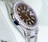 ROLEX DATEJUST II 41mm BLACK DIAMOND DIAL 116300 DIAMOND DIAMONDS DIAMONDS