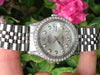 ROLEX WATCH MENS DATEJUST 36mm STAINLESS STEEL DIAMOND DIAL BEZEL LUGS 16014