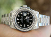 ROLEX STAINLESS STEEL DIAMOND SUBMARINER 116610 INSIDE BEZEL ENGRAVING