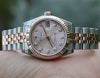 ROLEX DATEJUST MIDSIZE 31mm 18K ROSE GOLD STEEL DIAMOND JUBILEE 178271 Brand New