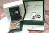 ROLEX MENS 41mm DATEJUST II 18K WHITE GOLD STEEL 116334 BLUE SILVER UNWORN