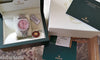 ROLEX NEW DATEJUST STEEL PINK FLORAL DIAL DIAMONDS BEZEL BOX TAG CERTCARD 116200