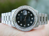 ROLEX DATEJUST 36mm STEEL 18K GOLD PRESIDENT DIAMOND