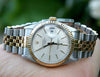 ROLEX DATEJUST MENS 36mm 2TONE STEEL GOLD 16013