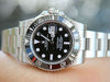 ROLEX MENS STAINLESS STEEL SUBMARINER BLACK CERAMIC 116610