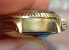 ROLEX LADIES 6917 PRESIDENT HEAD 18k YELLOW GOLD 26mm FACTORY RARE TIGER EYE DIA