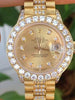 ROLEX LADIES PRESIDENT DIAMOND DIAL Oversized BEZEL LUGS BAND 6917