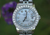 ROLEX LADIES STAINLESS STEEL DATEJUST 26mm OVERSIZE DIAMOND BEZEL 179160 UNWORN