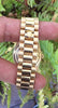 ROLEX MENS LADIES 36mm PRESIDENT WATCH 18K YELLOW GOLD 18238 DAY DATE BOX PAPERS