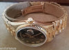 ROLEX PRESIDENT MENS LADIES 18238 36MM 18K GOLD BLACK ROMAN DIAL BOX PAPERS