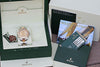 ROLEX MENS YACHTMASTER 16623 CHAMPAGNE GOLD DIAL BOX CARD