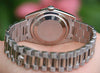 ROLEX MENS 18K WHITE GOLD PRESIDENT 118239 ALL DIAMOND MOTHER of PEARL