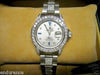 ROLEX Submariner 16610 Steel Men's Watch Silver Serti Dial 9 Carats Diamond