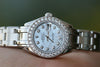 ROLEX MASTERPIECE 18K WHITE GOLD 80299 PRESIDENT 80319 29mm DIAMOND DIAL BEZEL