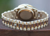 ROLEX MENS PRESIDENT BLUE MOTHER of PEARL DIAMOND DIAL 18038 18K YELLOW GOLD