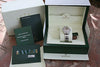 ROLEX MENS LADIES MIDSIZE 31mm DATEJUST 178240 STEEL DIAMOND BEZEL UNWORN