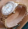 ROLEX DATEJUST GOLD MOTHER OF PEARL DIAMONDS DIAL & BEZEL MIDSIZE PRESIDENT 6624