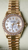 ROLEX PRESIDENT LADIES 26mm 18K YELLOW GOLD 69178 DIAMOND PEARL DIAL BEZEL