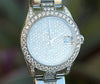 ROLEX MENS LADIES MIDSIZE 31mm DATEJUST STEEL DIAMOND LUGS BEZEL BAND PAVE UNWRN