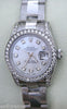 ROLEX DATEJUST LADIES DIAMOND MOTHER OF PEARL DIAL DIAMONDS BEZEL & LUGS STEEL