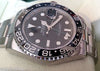 ROLEX GMT II STAINLESS STEEL BLACK ON BLACK CERAMIC BEZEL PERFECT MINT 116710