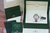 ROLEX GMT MASTER II STEEL 40mm PEPSI 16710 DIAMOND SAPPHIRE RUBY MofPEARL