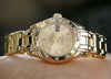 ROLEX 80318 LADIES 29mm MASTERPIECE 18K GOLD ORIGINAL FACTORY DIAMOND DIAL BEZEL