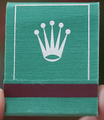 ROLEX WATCH MATCHBOOK MATCHBOOKS MATCHBOX MATCHBOXES VINTAGE UNUSED PERFECT