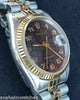 ROLEX DATEJUST TWO TONE 18K GOLD STAINLESS STEEL 36mm MODEL 16233 WATCH
