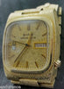 BULOVA RARE ACCUQUARTZ 1974 VINTAGE DAY-DATE PRESIDENT 224 SERIES 14K GOLD WATCH