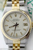 ROLEX DATEJUST MIDSIZE / LADIES TWO TONE WATCH JUBILEE DIAL & BRACELET  68273