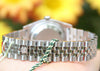 ROLEX MENS LADIES 36mm STAINLESS STEEL DATEJUST BLACK JUBILEE 116200