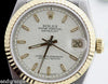 ROLEX DATEJUST MIDSIZE / LADIES TWO TONE WATCH JUBILEE DIAL & BRACELET  68273