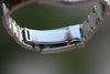 ROLEX WATCH WOMENS MENS 34mm STAINLESS STEEL DATE - DIAMOND DIAL DIAMOND BEZEL