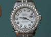 ROLEX LADIES DATEJUST STAINLESS STEEL JUBILEE DIAMOND BAND DIAL BEZEL UNWORN