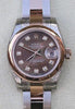 ROLEX LADIES DATEJUST TWO TONE TAHITIAN BLACK MOTHER-OF-PEARL DIAMOND DIAL